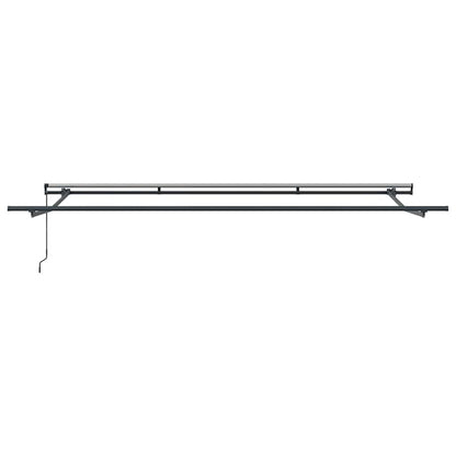 Toldo Retráctil Gris Claro 400 X 300 Cm Poliéster Y Aluminio_5