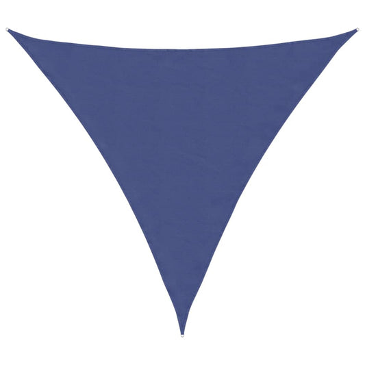 Toldo De Vela Triangular Tela Oxford Azul 4x4x4 M_0