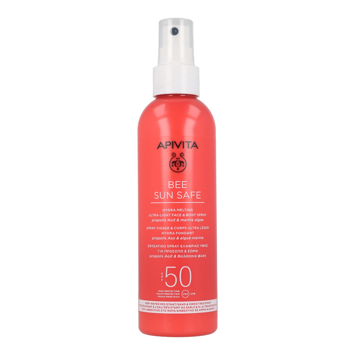 Spray Solar Hydra Melting SPF50 Apivita 200ml