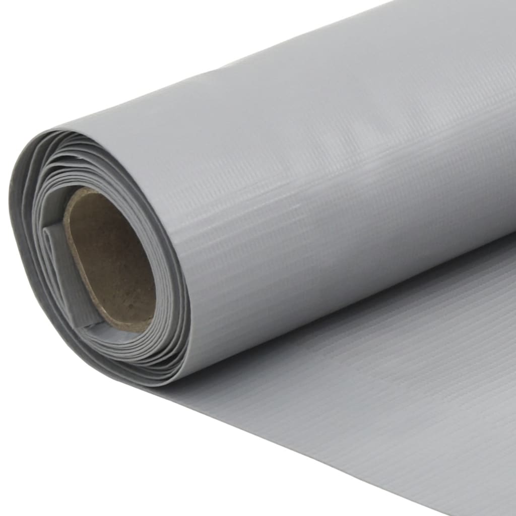 Pantalla De Privacidad De Balcón Pvc Gris 700x120 Cm / Vetonek_2