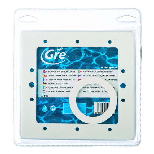 Junta doble Skimmer Standard + 2 juntas de válvula de retorno Gre