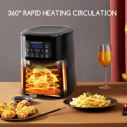 Freidora de aire MAHA Aigostar Window Box 4L con ventana