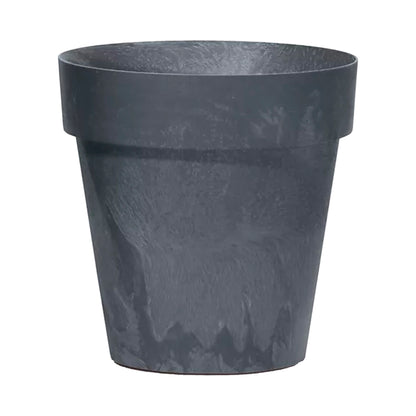Maceta Cube Beton Effect 1,2l., Dimensiones (mm) 140x140x124, Color Antracita_0