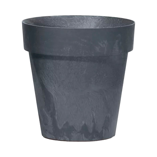Maceta Cube Beton Effect 1,2l., Dimensiones (mm) 140x140x124, Color Antracita_0