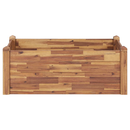 Arriate De Madera Maciza De Acacia 110x60x44 Cm_2