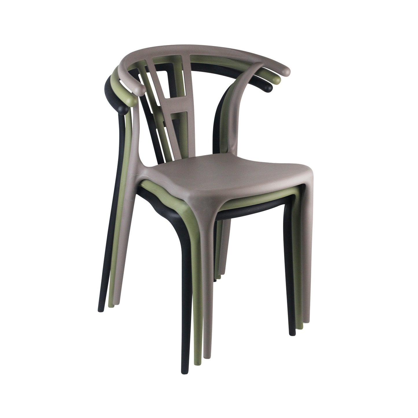 Pack 4 Sillas De Exterior Apilables Scarlett 75x52x49,5cm Thinia Home_5