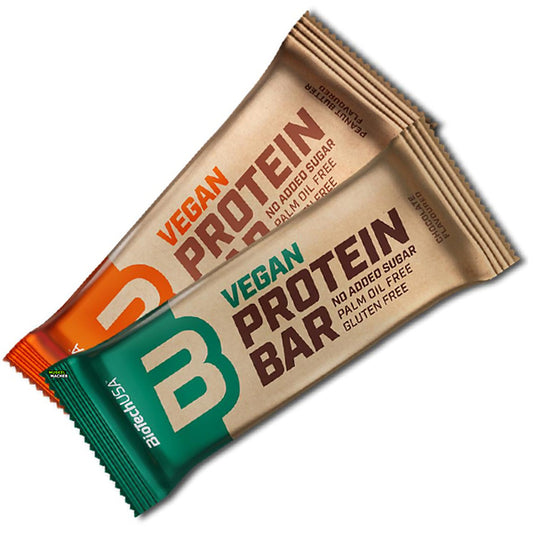 Barritas Veganas Biotech - 20 Unidades De 50 G De Mantequilla De Cacahuete_0