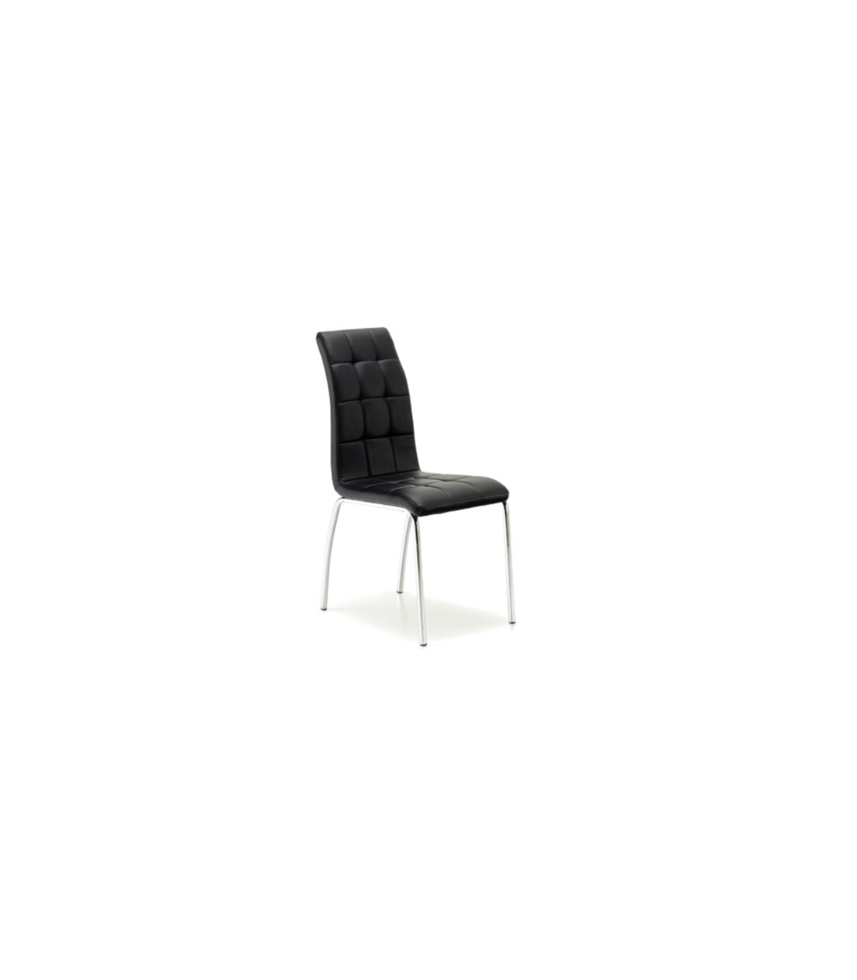 Silla Borja Dc-1107 Tapizada En Simil Piel Negro, 96cm(alto) 42cm(ancho) 60cm(largo)_1