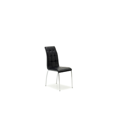 Silla Borja Dc-1107 Tapizada En Simil Piel Negro, 96cm(alto) 42cm(ancho) 60cm(largo)_1