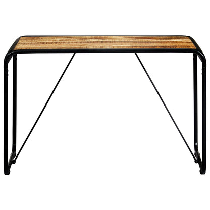 Mesa De Comedor Madera Maciza De Mango Rugosa 118x60x76 Cm_0