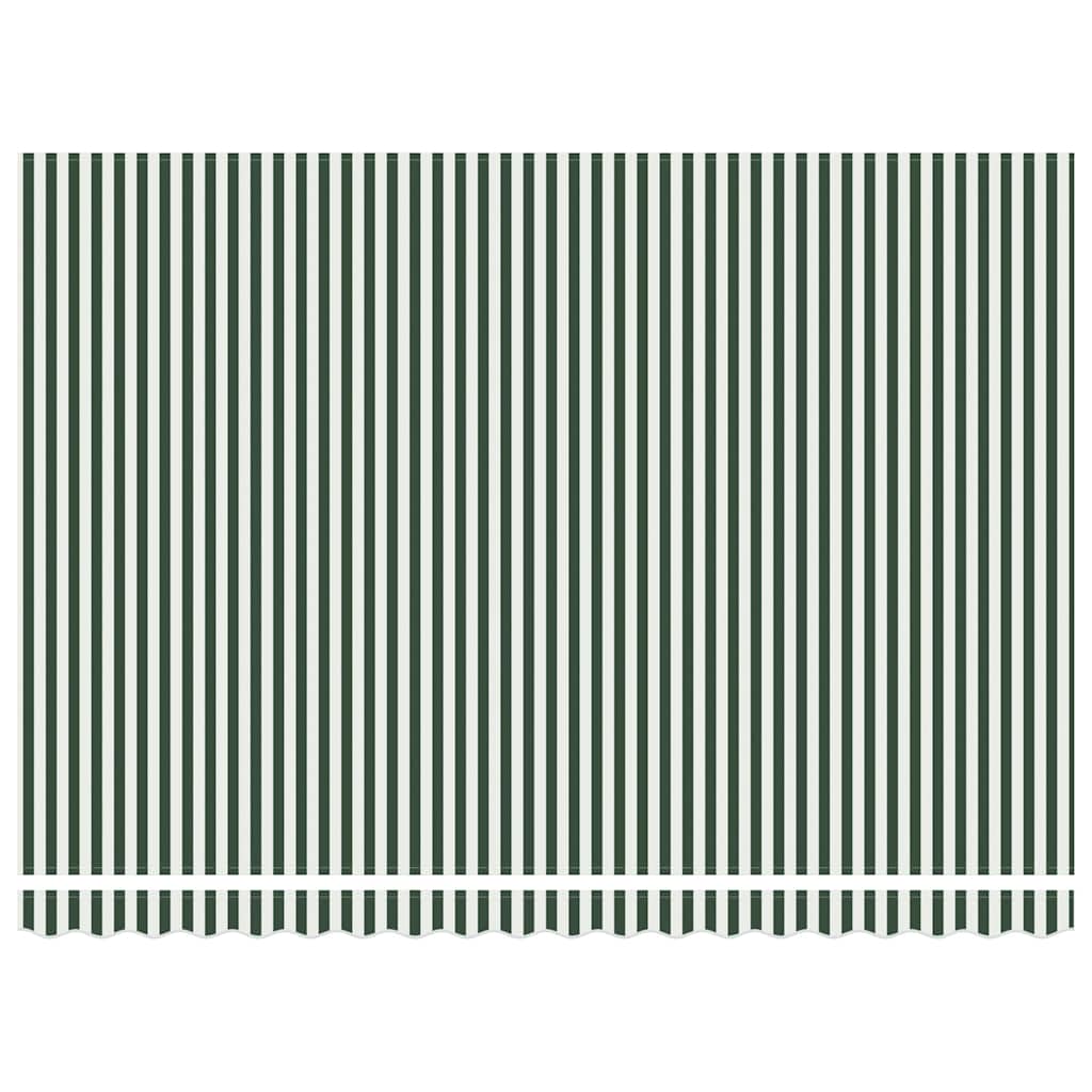 Toldo Retráctil Verde Y Blanco 450 X 300 X 165 Cm_5