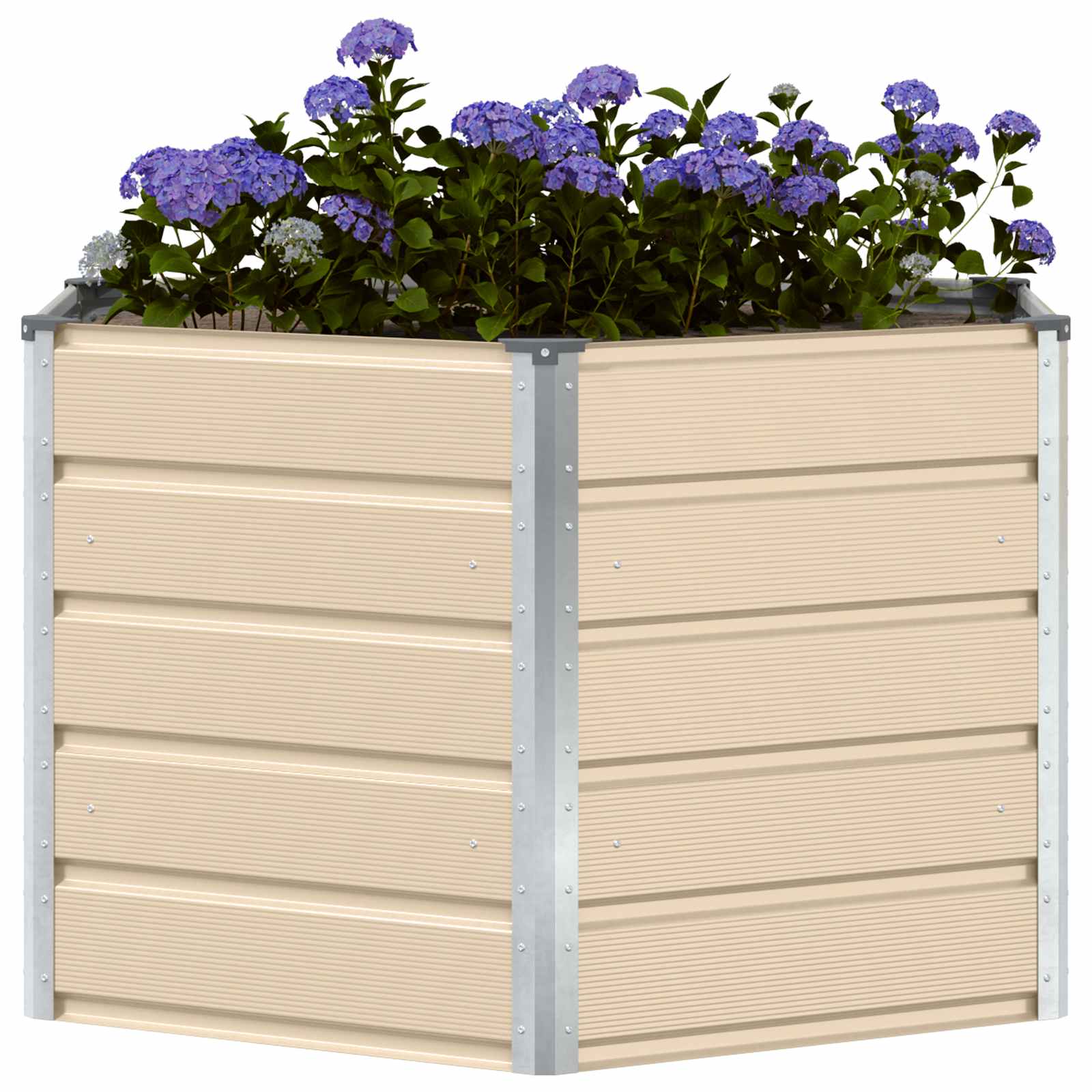 Jardinera Marfil 129 X 129 X75 Cm Acero_2