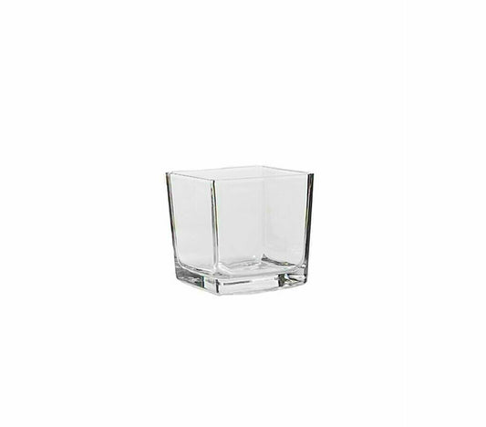 Cristal Cuadrado De Cristal 14x14cm