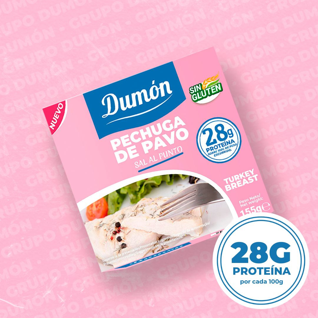 Dumon - Conserva De Pavo En Su Propio Jugo 160gr - Pavo Al Natural En Lata - Pack De 12 Unidades - Gluten Free_1