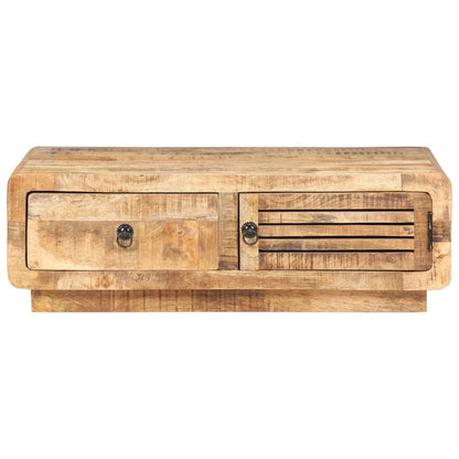 Mesa De Centro Madera De Mango Rugosa 90x60x29 Cm_1