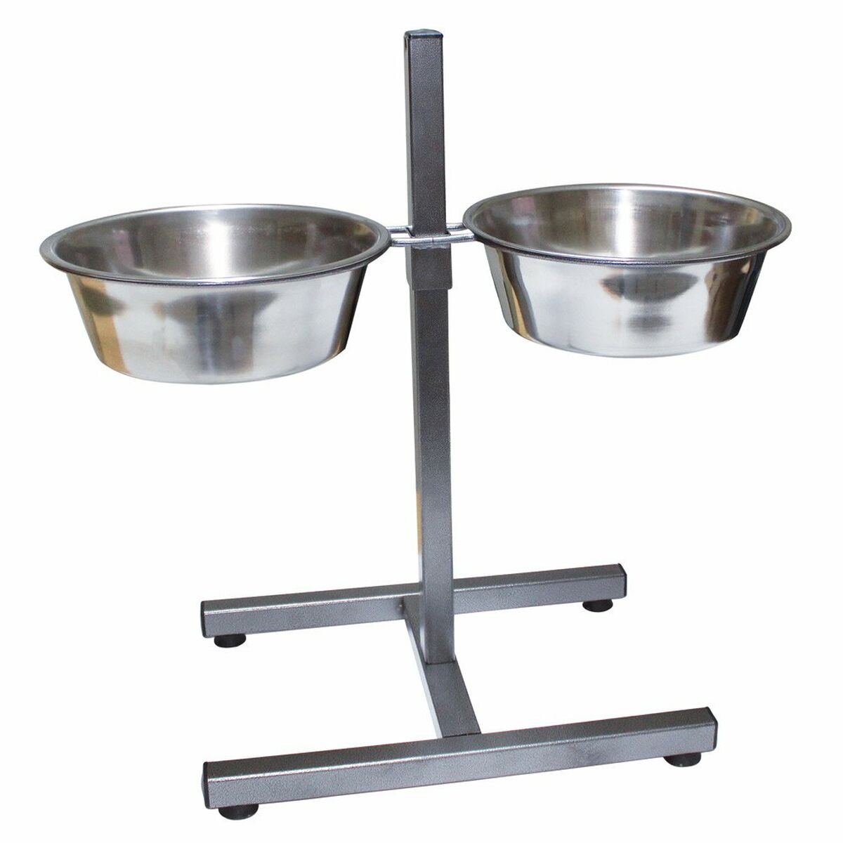 Comedero Para Perros Trixie 24922 Doble 2,8 L Ø 24 Cm Acero Inoxidable_0