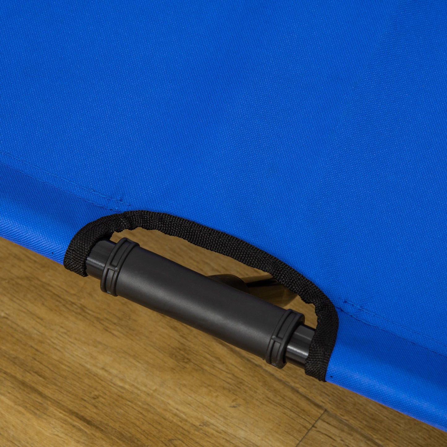 Pawhut Cama Elevada Para Perros Refrescante Y Transpirable 92x76x18 Cm Azul_3