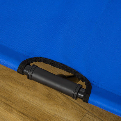 Pawhut Cama Elevada Para Perros Refrescante Y Transpirable 92x76x18 Cm Azul_3