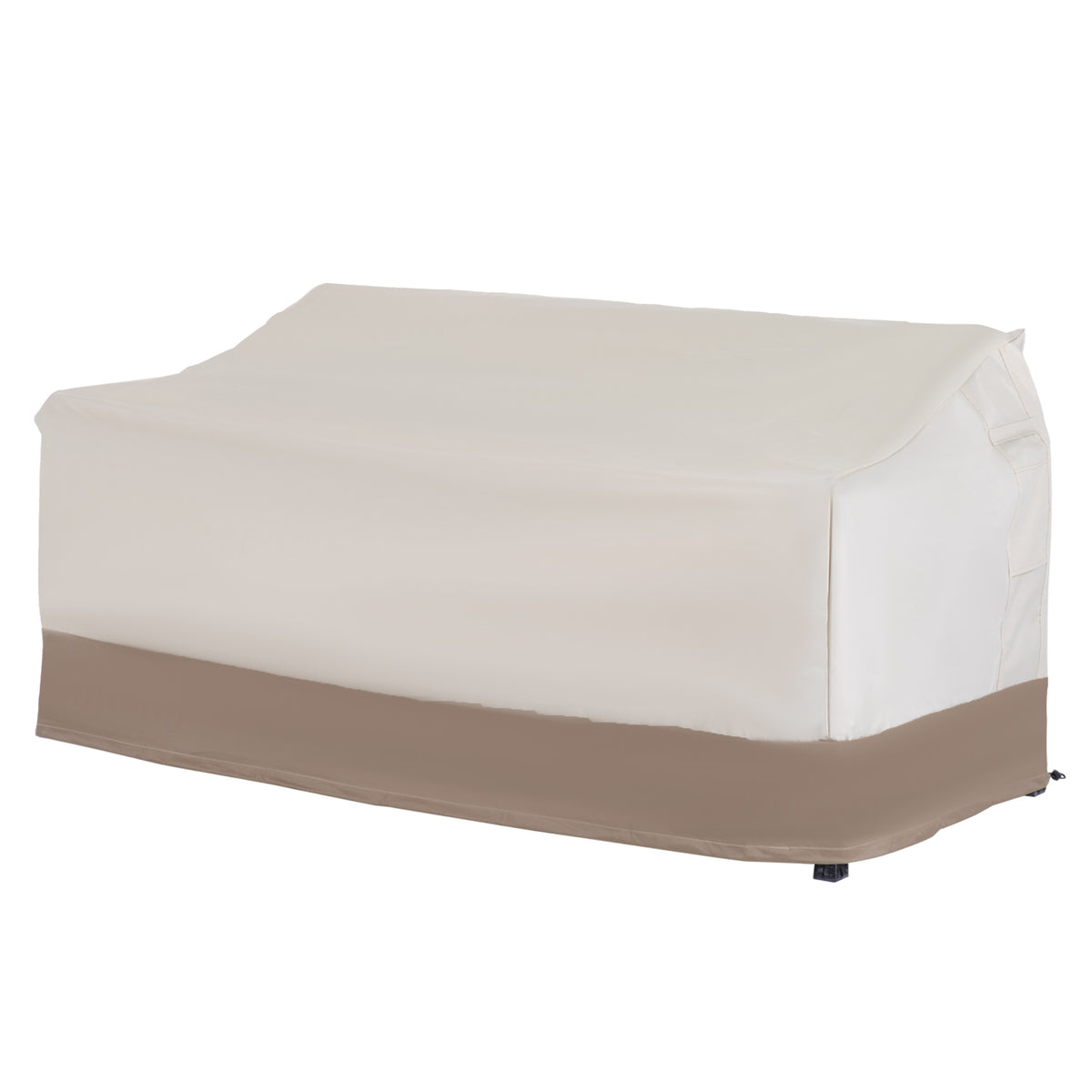 Funda Protectora Para Banco Outsunny Beige Y Café 152x87x79 Cm_4