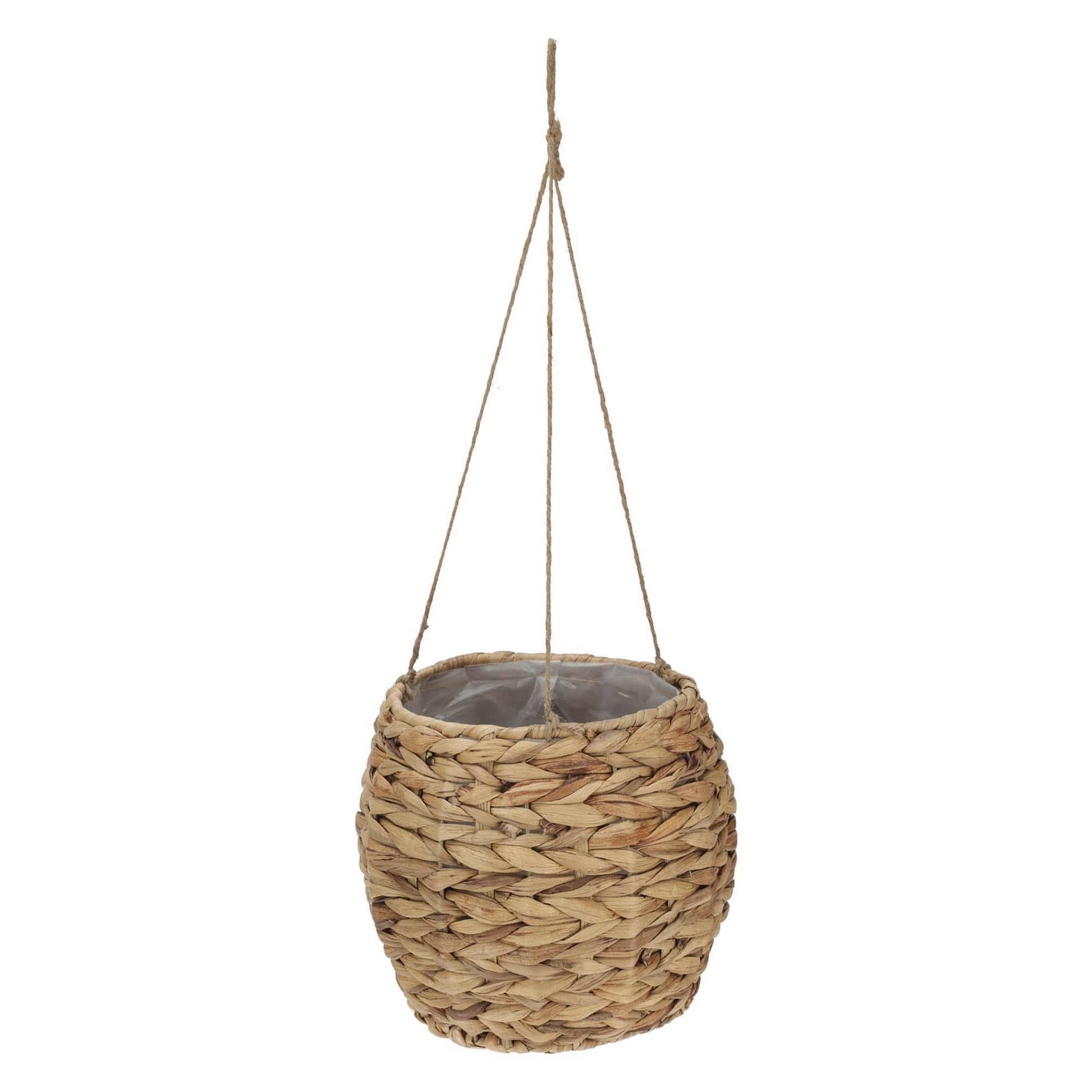 Well Home Juego De 2 Cestas Maceteros De Fibra Natural Ø17ø24cm