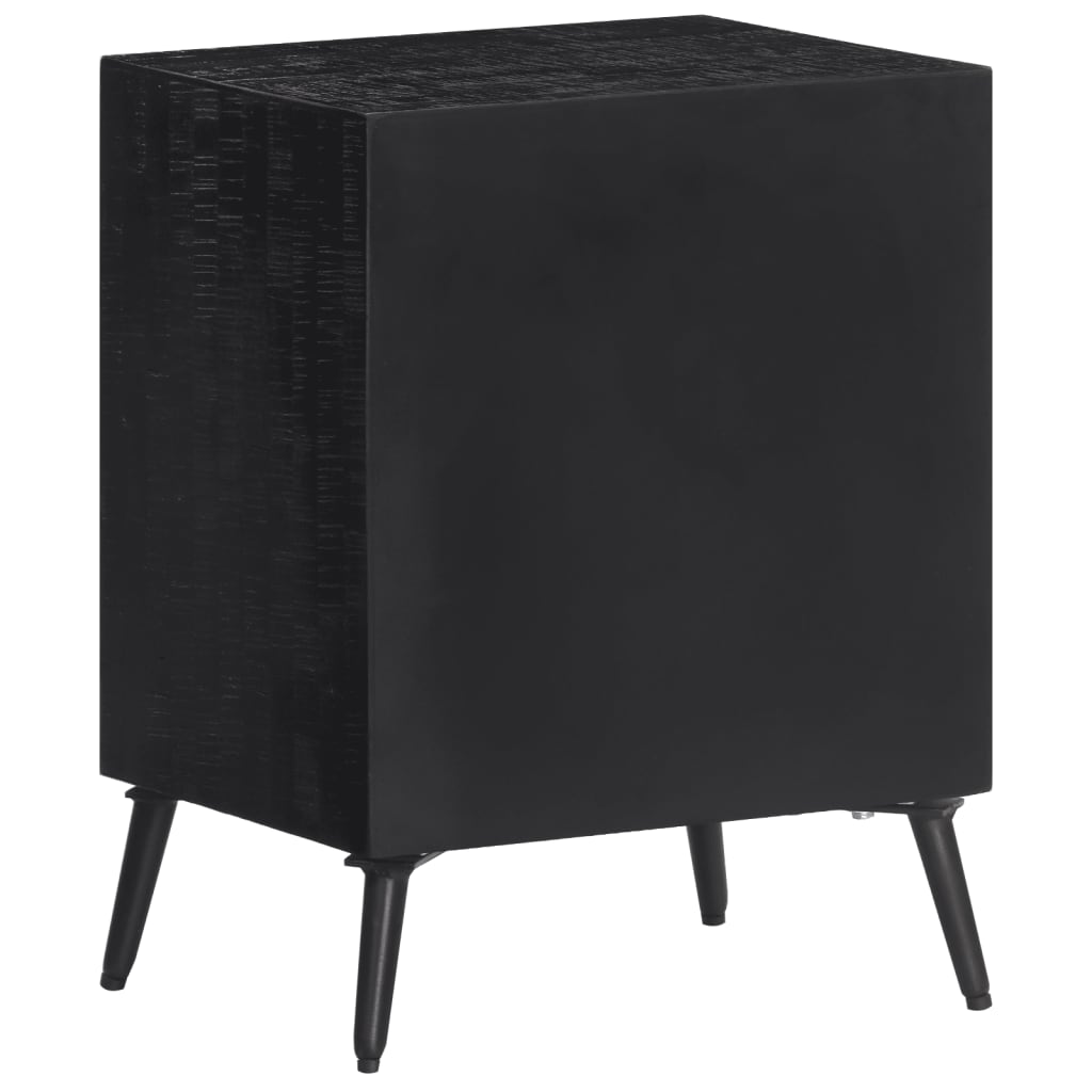 Mesita De Noche Madera Maciza De Teca 40x30x50 Cm_3