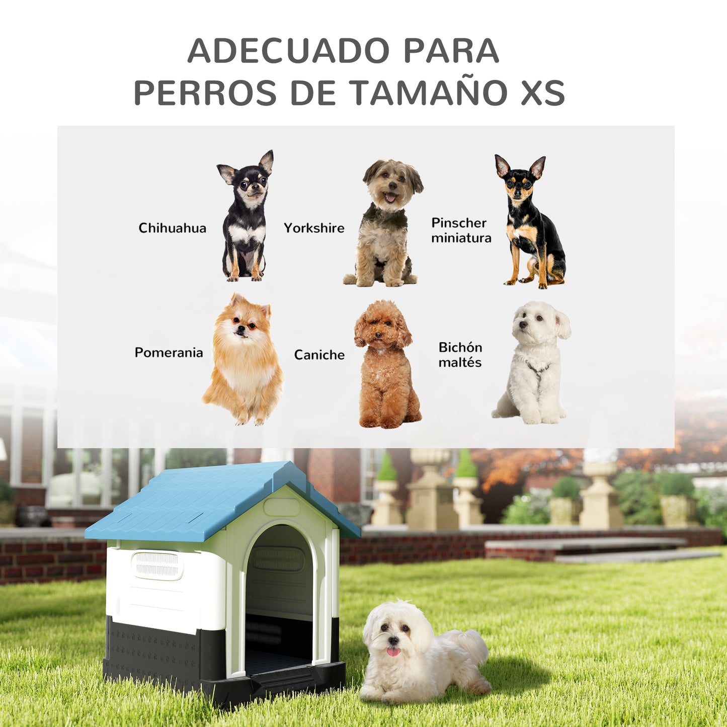 Pawhut Caseta Para Perros Mini Para Exterior_3