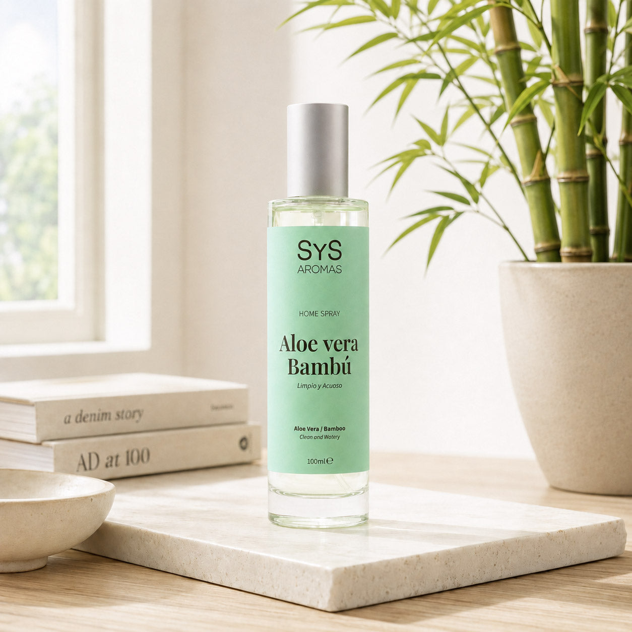 Ambientador Pulverizador Aloe Vera-Bambú Origins SYS Aromas 100 ml | Aroma Agreste y Herbal | Relajante_1