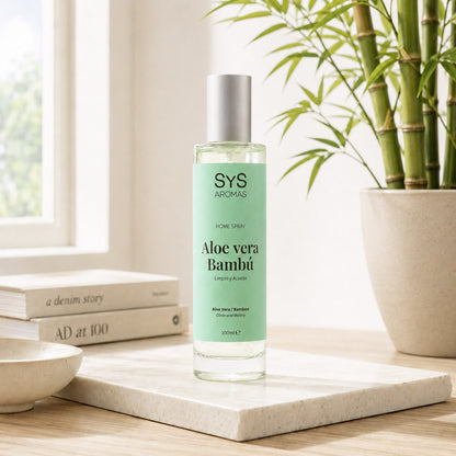 Ambientador Pulverizador Aloe Vera-Bambú Origins SYS Aromas 100 ml | Aroma Agreste y Herbal | Relajante_1
