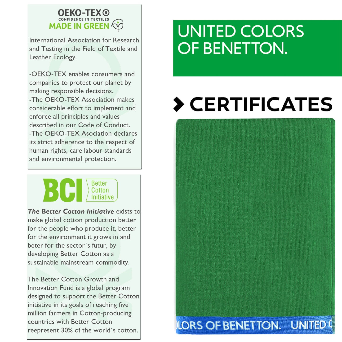 Toalla De Playa 90x160cm 380gsm Velour 100%algodon Verde Casa Benetton_3