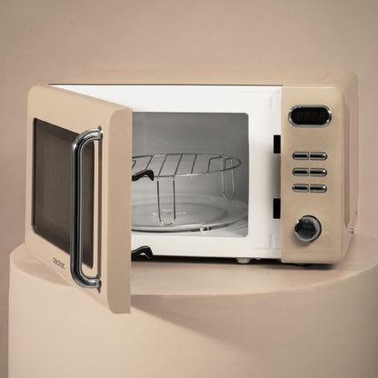 Microondas Digital Con Grill De 20 L Proclean 5110 Retro Beige. 700 W En 5 Niveles, Temporizador Hasta 60 Mins, 8 Programas Y Modo Descongelación, D_4