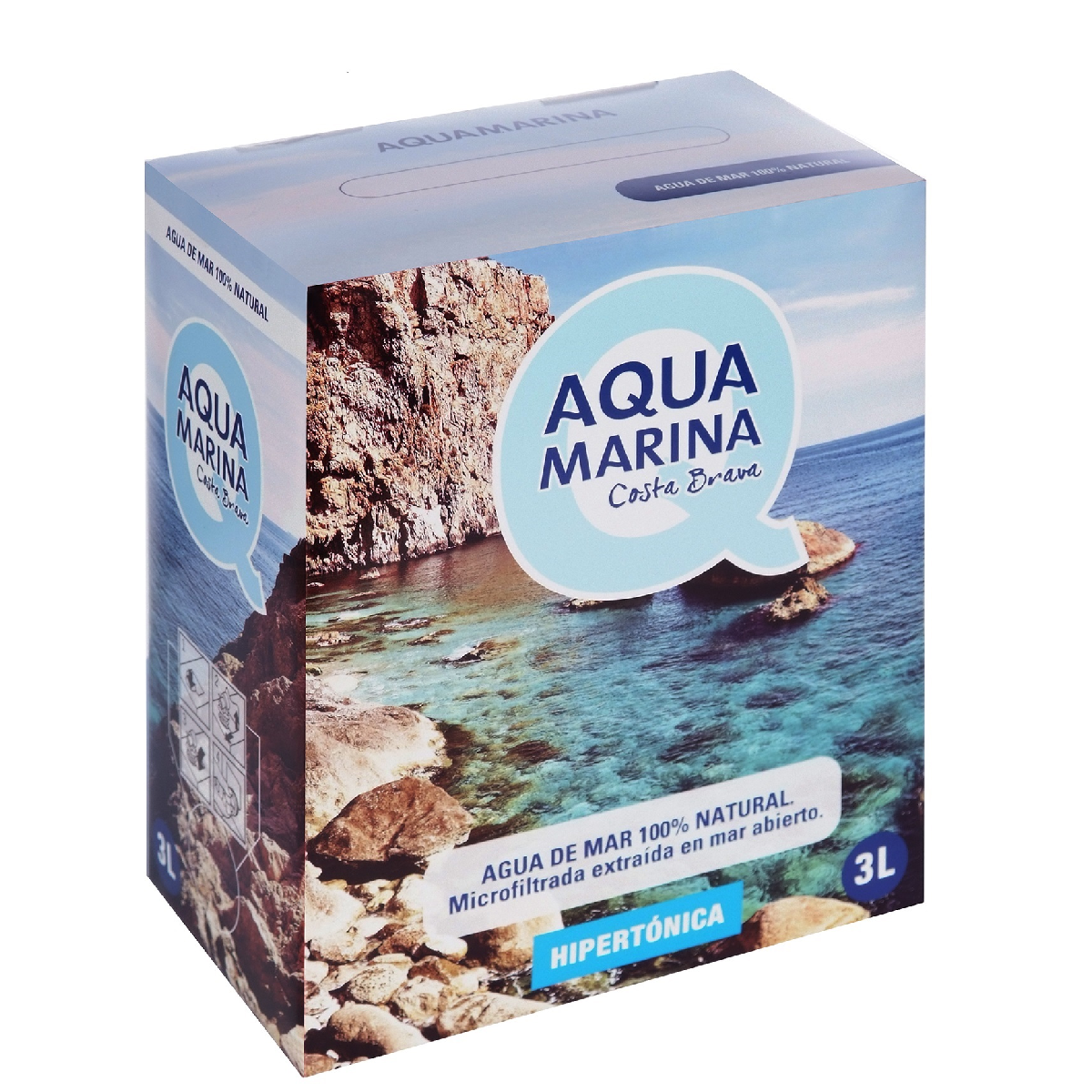 Agua De Mar Hipertónica B&B Aquamarina 3 L