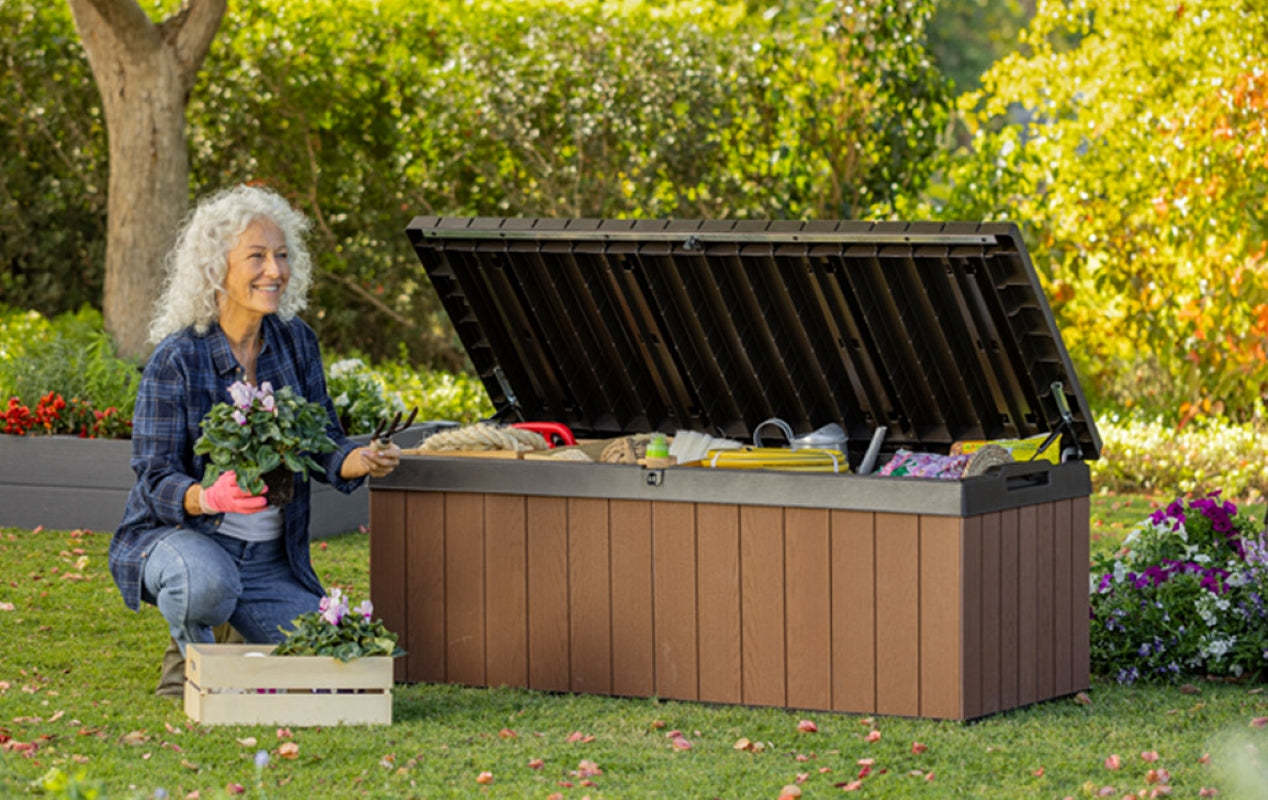 Keter Arcón Jardín Darwin 100g 380 Litros 142,5x65,3x54,5 Wxdxh Cm