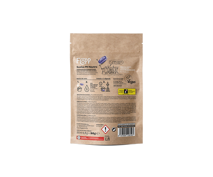 Limpia suelos ECO Ph neutro doypack Flopp 20caps