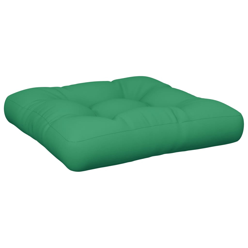 Vidaxl Cojín Para Sofá De Palets Tela Verde 58x58x10 Cm_0