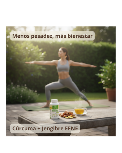 Cúrcuma + Jengibre + Pimienta Negra Efne — 60 Cápsulas_2