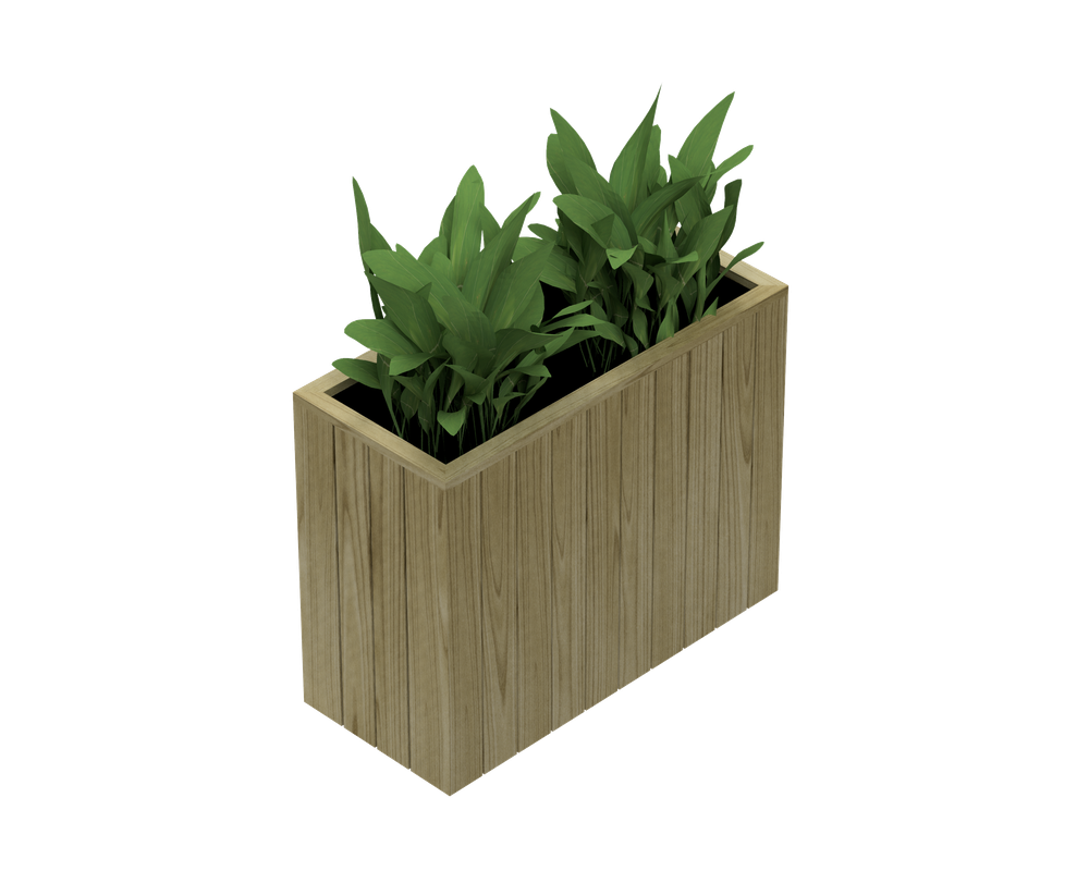 Jardinera Alta De Madera Autoportante 100x34x100 Cm Hortalia_0