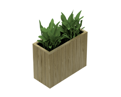 Jardinera Alta De Madera Autoportante 100x34x100 Cm Hortalia_0