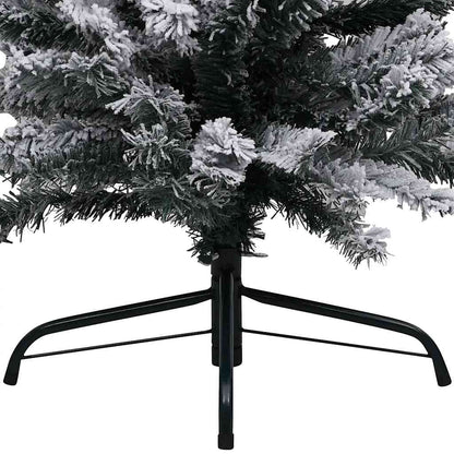 Vidaxl Árbol De Navidad Preiluminado Con Luces Y Bolas Verde 180 Cm_3