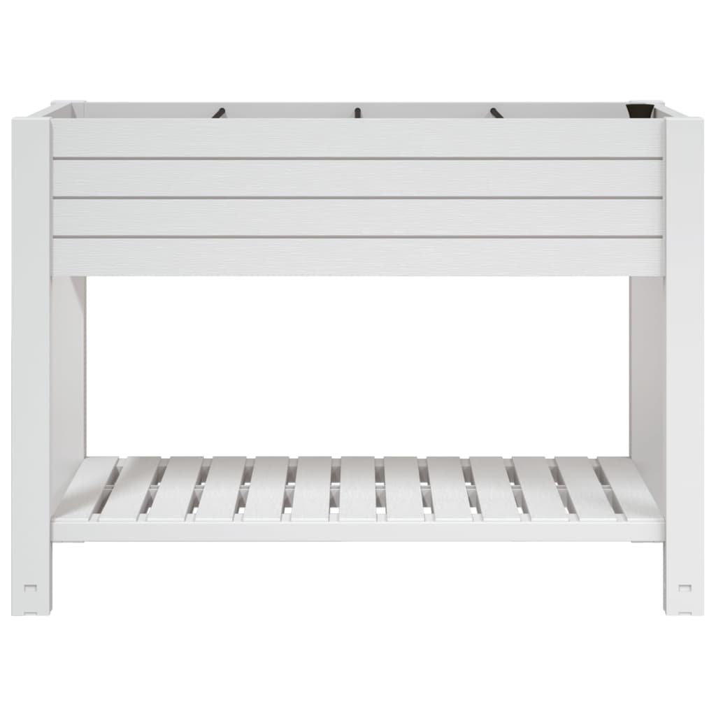 Jardinera Alta Polipropileno Blanco 110x45x79 Cm_2