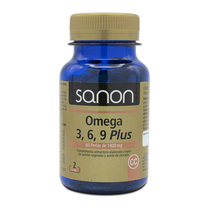 Omega 3,6,9 plus SANON 60 perlas 1400 mg
