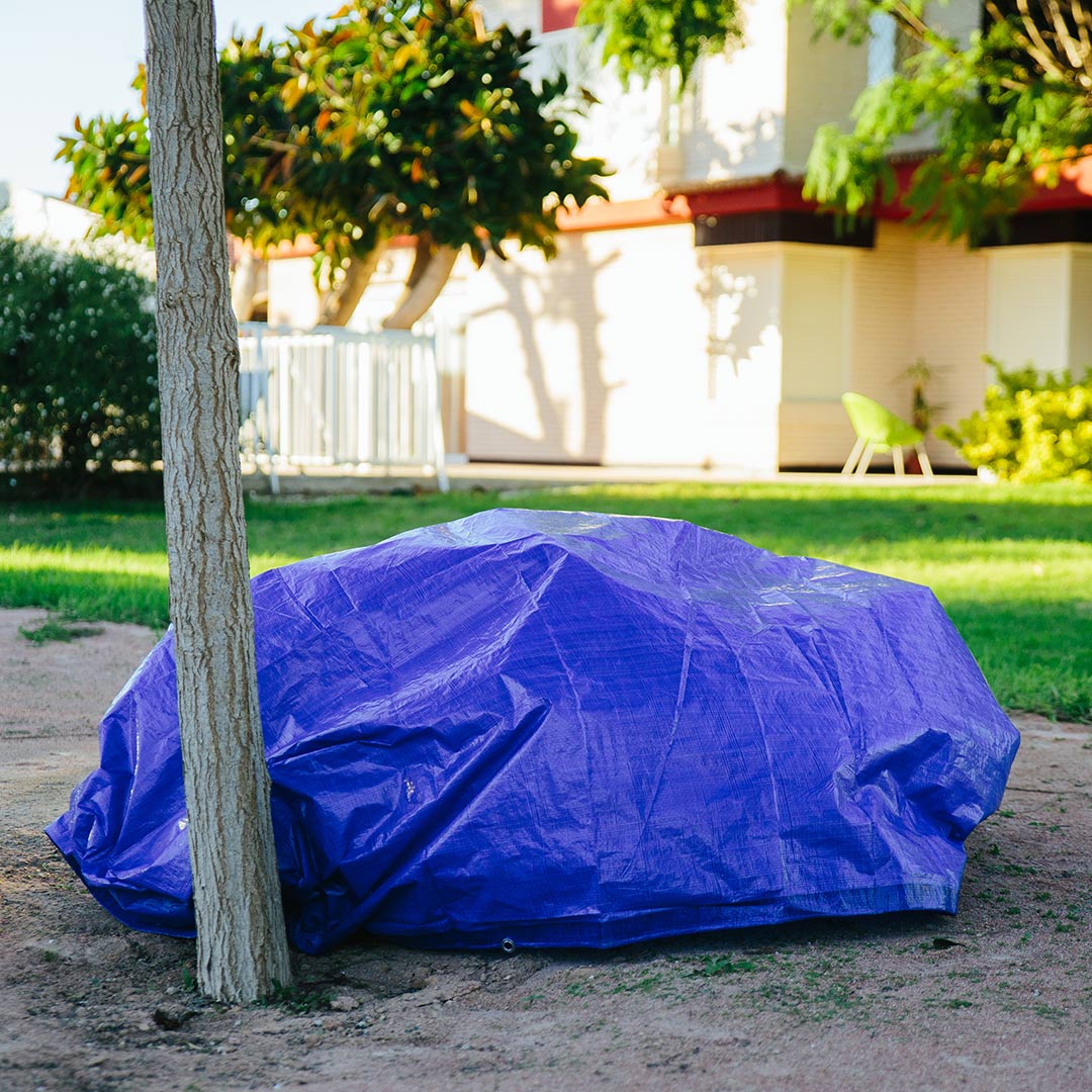 Toldo Reforzado Azul - Protección Y Durabilidad 3x2 M / Multicolor_2