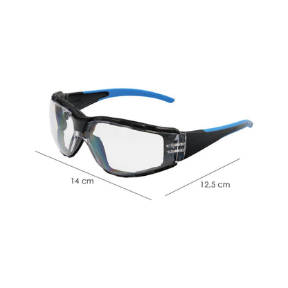 Gafas De Seguridad Acolchadas Cristales Transparentes Con Patillas Engomadas En/166_1