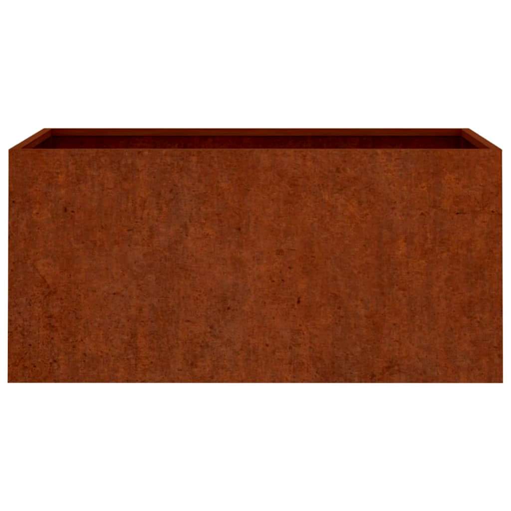 Jardinera De Acero Corten 62x40x39 Cm_4