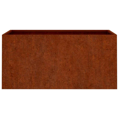 Jardinera De Acero Corten 62x40x39 Cm_4