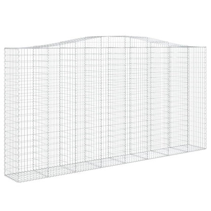 Cestas De Gaviones 5 Uds Forma De Arco Hierro 400x50x200/220 Cm_2