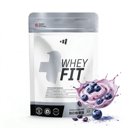 Whey Fit - 1kg - Yogurt De Arándano - Aumenta La Masa Muscular - Masmusculo_0