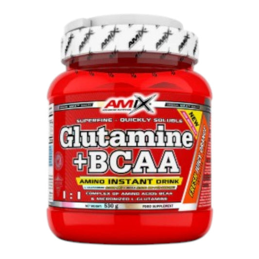 Glutamine + Bcaa 530 Gr Naranja_0