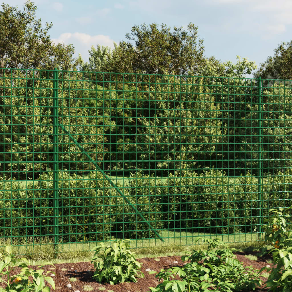 Cerca De Alambre De Acero Galvanizado Verde 1,4x25 M / Vetonek_3