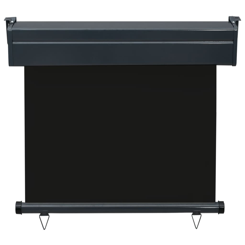Toldo Lateral De Balcón Negro 85x250 Cm_2
