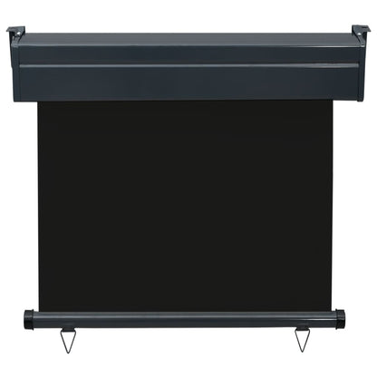 Toldo Lateral De Balcón Negro 85x250 Cm_2